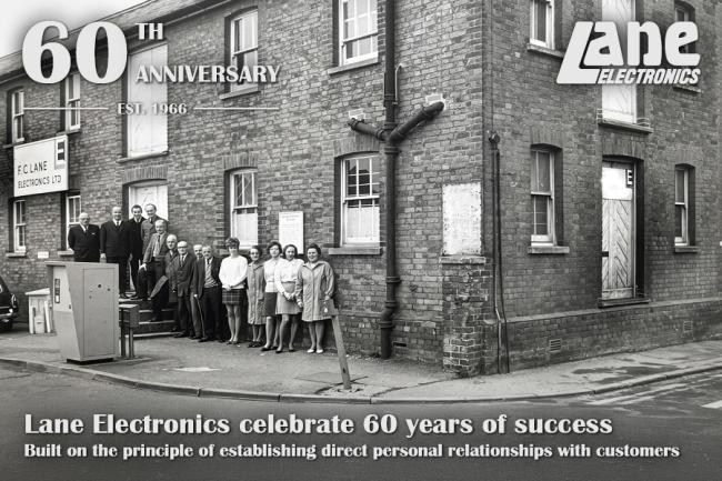 60th Anniversary of FC Lane Electronics, established in 1966 by Fred Lane