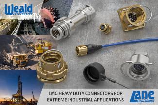 LMG Heavy Duty staple coupling waterproof circular electrical connectors for mining and heavy industry