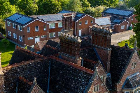 FC Lane Electronics / Lodge Group facilities at Slinfold, Horsham - aerial photo 4 FC Lane Electronics / Lodge Group facilities at Slinfold, Horsham - aerial photo 4